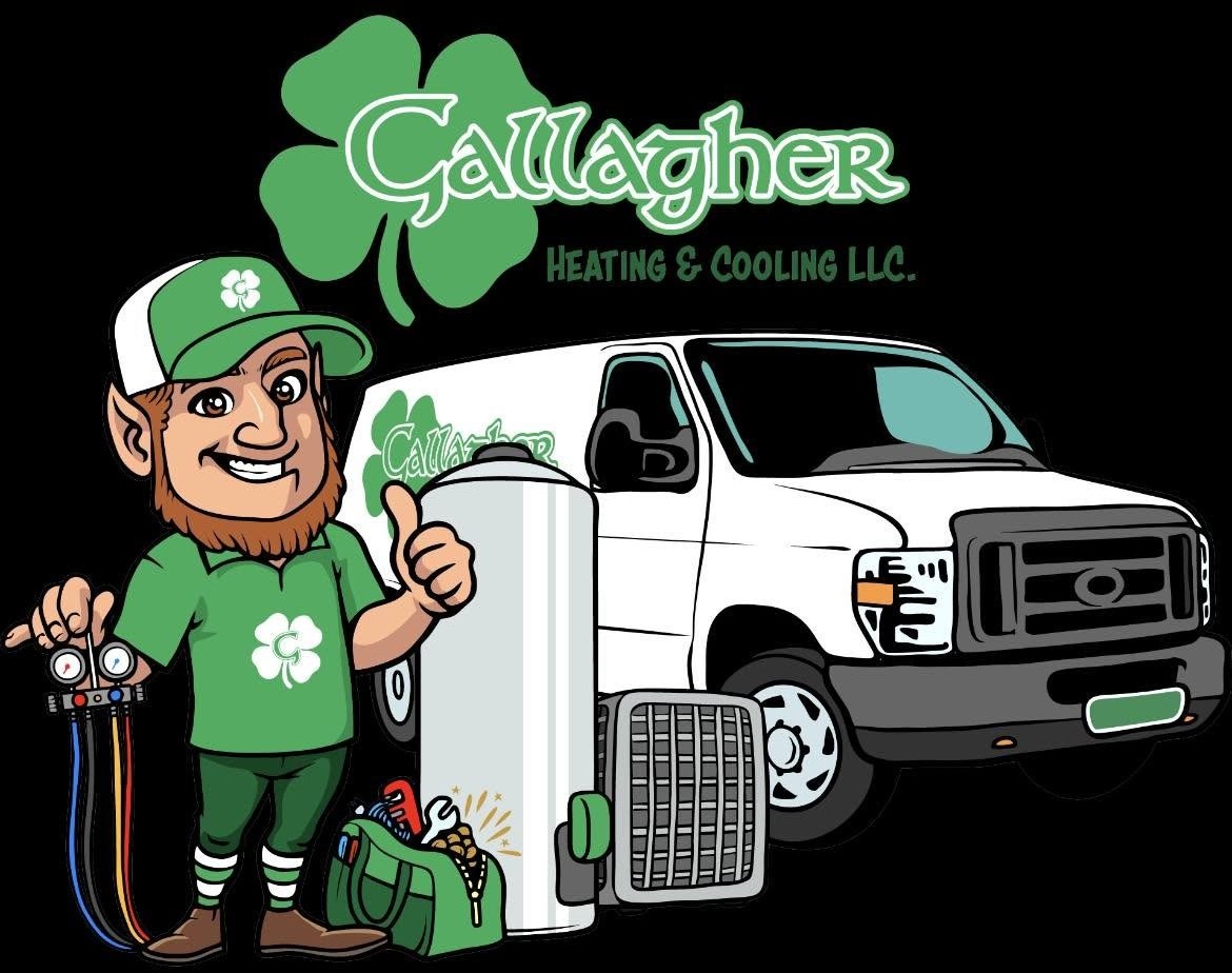 Gallagher Heating & Cooling technician on the job